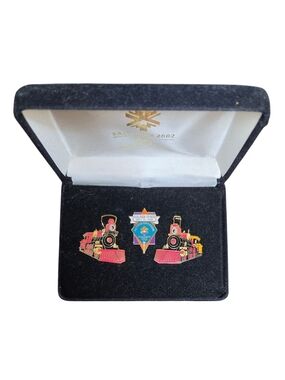 ​Salt Lake 2002 Winter Olympics Golden Spike Train Limited Edition Collector Set